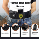 Tactical Israel Belly Band Holster for Concealed Carry - Athletic Flex FIT for Running, Jogging, Hiking - Glock 17-43 Ruger S&W M&P 40 Shield | for Men & Women