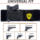 Tactical Israel Belly Band Holster for Concealed Carry - Athletic Flex FIT for Running, Jogging, Hiking - Glock 17-43 Ruger S&W M&P 40 Shield | for Men & Women