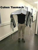 100% Wool Tallit Prayer Shawl Special Handmade Yemenite Fringe 59"X94"