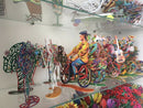 David Gerstein Jog Woman Run Female Metal Art Marathon Jogging Runner Sculpture