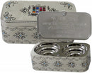 Judaica Nickel Travel Candlestick Shabbat Holiday Gift Hoshen Plate Engraved Heb