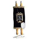 judaica Glorious big SEFER TORAH Livre à spirales Bible hébraïque & YAD...