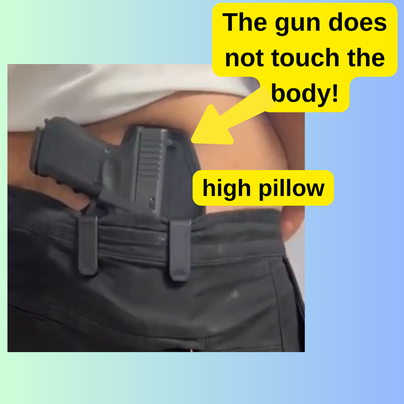 Tactical il, Gun Holster, Fits Glock 19, Durable Holster, Comfortable pilow IWB