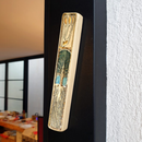 Gorgeous Tree of Life Mezuzah case. Ceramic Hand made Judaica artist