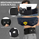 Tactical Israel Belly Band Holster for Concealed Carry - Athletic Flex FIT for Running, Jogging, Hiking - Glock 17-43 Ruger S&W M&P 40 Shield | for Men & Women