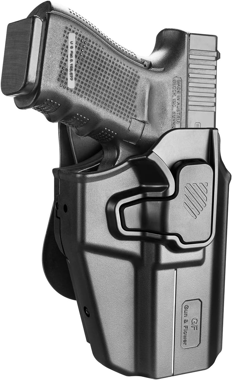 Universal OWB Holster for more than 100 models Finger Activated Right Hand