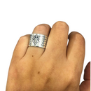 Amazing 925 Sterling Silver Full Ana Bekoach whit The Tree of Life Kabbalah.please write us your exact size 5 -13 US SIZE