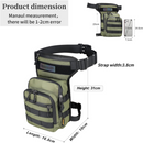 Multi Mission Thigh Rig Tactical I.D.F Army Drop Leg Bag for Medics, Commanders, Builders, and every soldier