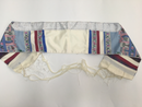 Special tallit Prayer Shawl for wedding or bar mitzvah, model of seven species, kosher made by Tlitania Israel. Judaica gift- Choose size (60x180cm/24"x72(24) Inches)