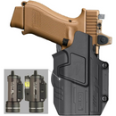 Universal Level 2 OWB Paddle Holster For Guns with Streamlight TLR-1/TLR-2 FITS OVER 150 GUN MODELS - LOW CUT ACCEPTS RED DOT