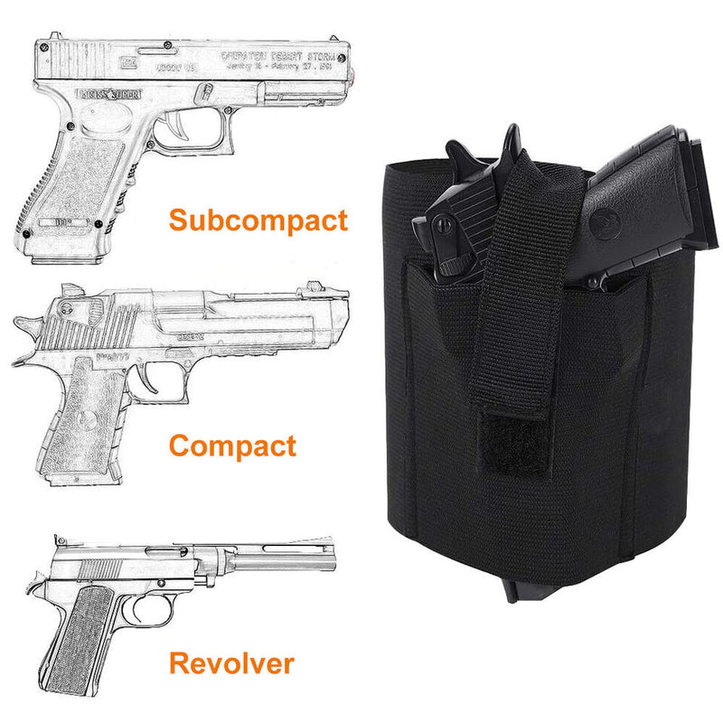 TACTICAL IL Ankle Holster for Concealed Carry Right Left Hand Draw Fits Compact Handguns
