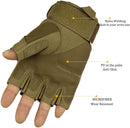 Israeli IDF Tactical Gloves Knuckle Protection Non-slip Military Training
