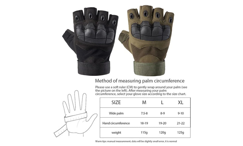 Israeli IDF Tactical Gloves Knuckle Protection Non-slip Military Training