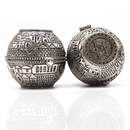 Amazing Shabbat travel Candlesticks - Metal Travel compact Size 2" Old City of Jerusalem