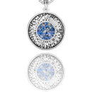 Amazing Handmade 925 Silver Roman Glass Jerusalem Pendant,Roman Glass Pendant,Jewish Pendant