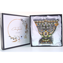 Cohen Tsemach Art & Gift Menorah Hanukkah two doves priestly breastplate Green Gold & Enamel With Zircons Nine Branch Chanukia