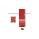 Set di Tallit da donna di Yair Emanuel - Maroon Flowers