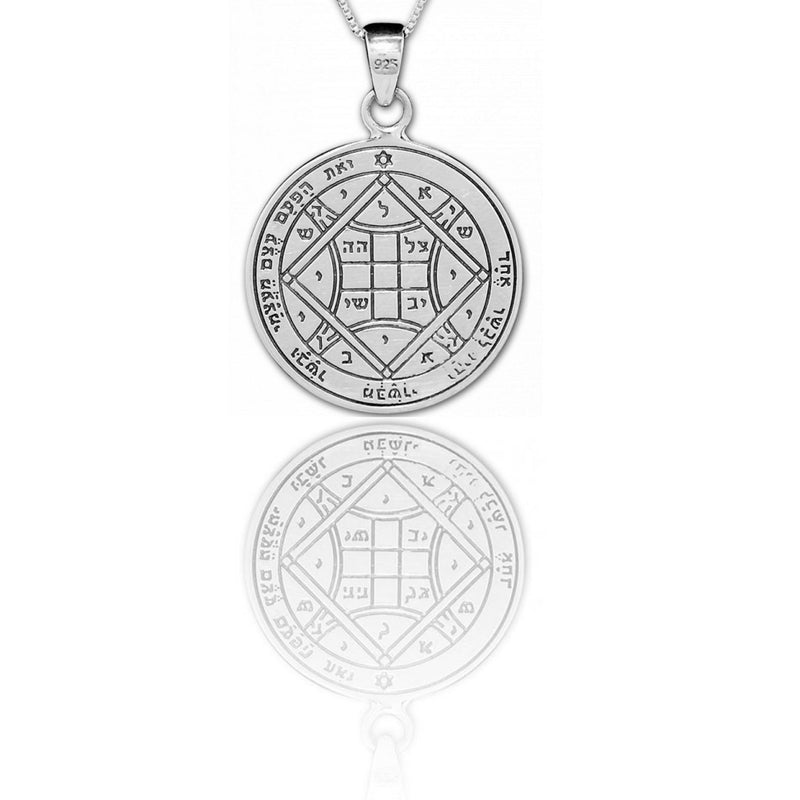 Silver 925 Mini King Solomon Amulet Love Charm Talisman Kabbalah Pendant Israel