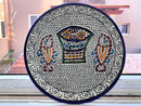 Tabgha - Miracle of Loaves and Fish Armenian Ceramic Plate - Large Mosaic Plate