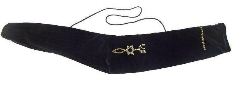 Shofar Velvet Bag XL Pouch Carry Messianic Case Christian Judaica Yemenite Gift