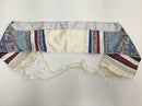 100% Wool Tallit Prayer Shawl Model Seven Species Size 47" L X 71" W