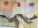 Amazing Silver - plated 45" Yemenite Horn Shofar Kudu Lion