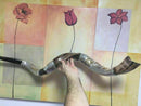 Amazing Silver - plated 45" Yemenite Horn Shofar Kudu Lion