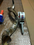 Amazing Silver - plated 45" Yemenite Horn Shofar Kudu Lion