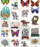 David Gerstein Modern Art Tour De France Cyclist Metal Sculpture Bicycle Rider