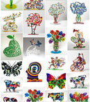 David Gerstein Jog Woman Run Female Metal Art Marathon Jogging Runner Sculpture