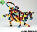 David Gerstein Art Elza Cow Metal Modern Sculpture