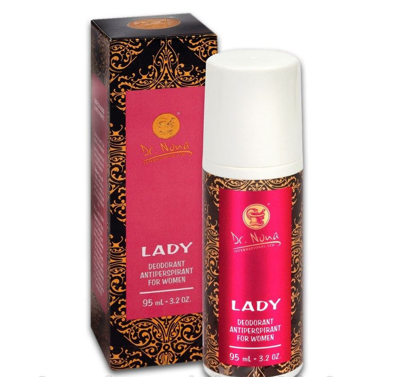 X2 Dr.Nona - Deodorant LADY - Dead Sea Minerals Luxury Antiperspirant Roll-On