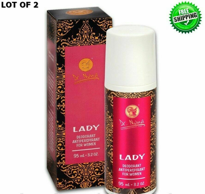 X2 Dr.Nona - Deodorant LADY - Dead Sea Minerals Luxury Antiperspirant Roll-On