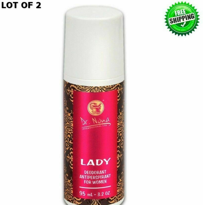 X2 Dr.Nona - Deodorant LADY - Dead Sea Minerals Luxury Antiperspirant Roll-On