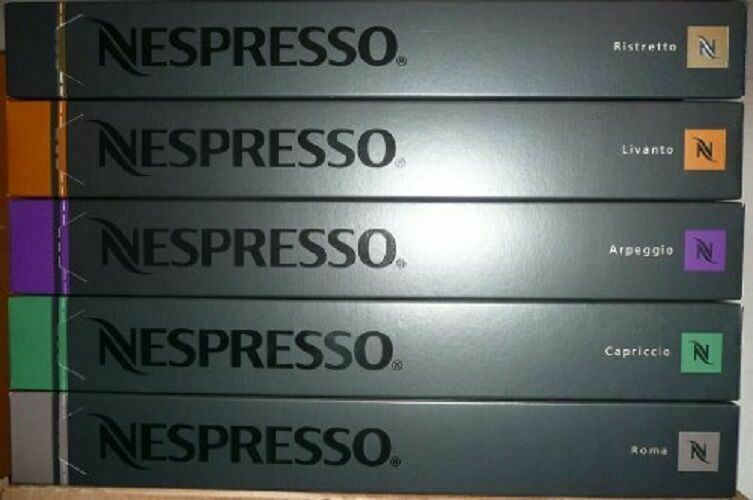NESPRESSO CAPSULES 100 COUNT  STRONG VARIETY PACK MIX PODS