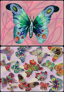 David Gerstein 6 Butterflies Table Placements Placemats Tischsets with 12 prints