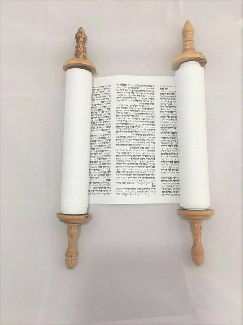 Sefer Torah Scroll Hebrew Jewish Bible Synagogue Judaica 14"