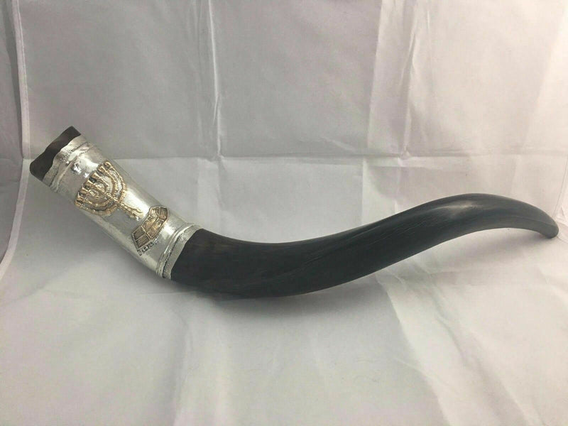 sale shofar kudu silver Special menorah 24"-27"  judaica israel new