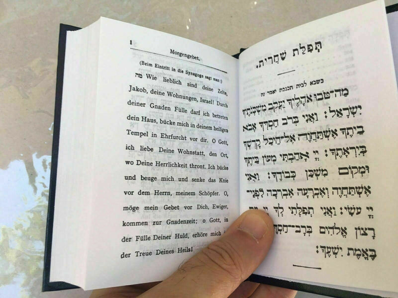 german hebrew siddur prayer book judaika deutsch hebräisch jüdische gebetbuch