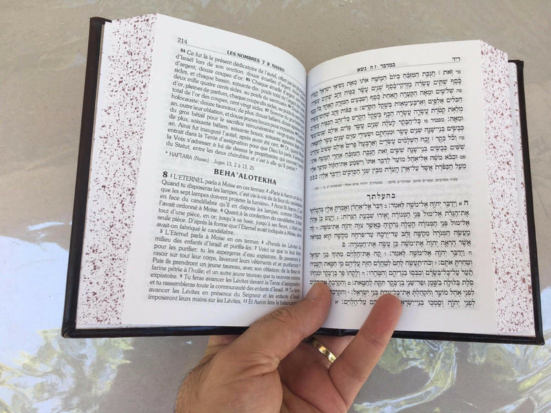 hebrew&spanish torah pentateuch&haftarot book bible syanagoue lujoso