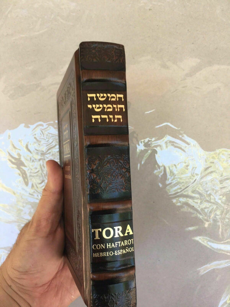 hebrew&spanish torah pentateuch&haftarot book bible syanagoue lujoso