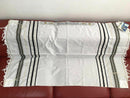 Kosher Tallit Talit Prayer Shawl Black / Gold Stripes in Size 55.1"X74.8"