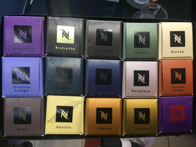 nespresso capsules INDULGENT PACK FOR ORIGINALLINE 150 capsules mixed