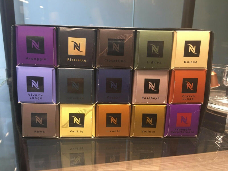 nespresso capsules INDULGENT PACK FOR ORIGINALLINE 150 capsules mixed