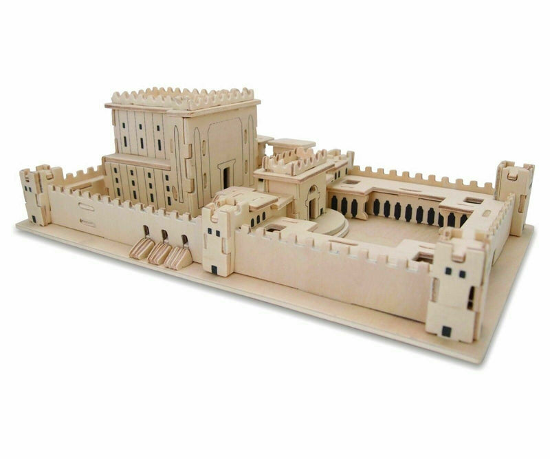 3D Jigsaw Wooden Puzzle "The Temple" 26x15x10 cm Israel Gift Judaica