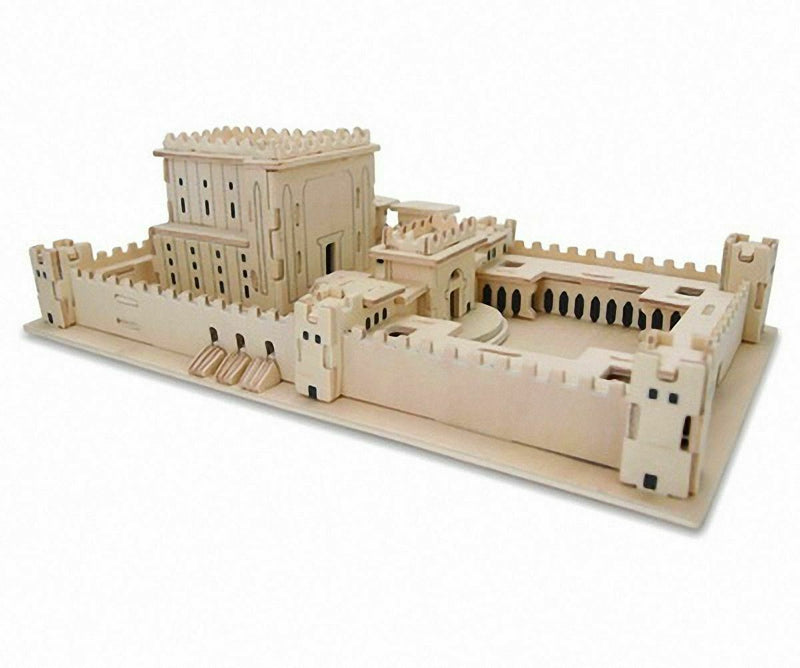 3D Jigsaw Wooden Puzzle "The Temple" 26x15x10 cm Israel Gift Judaica