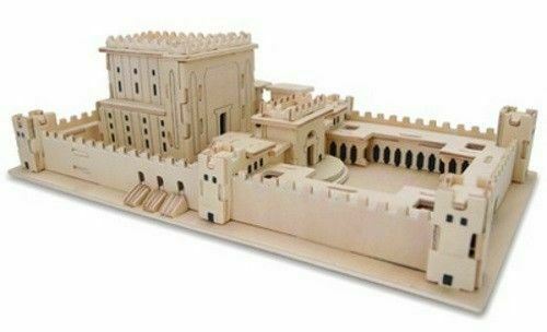 3D Jigsaw Wooden Puzzle "The Temple" 26x15x10 cm Israel Gift Judaica