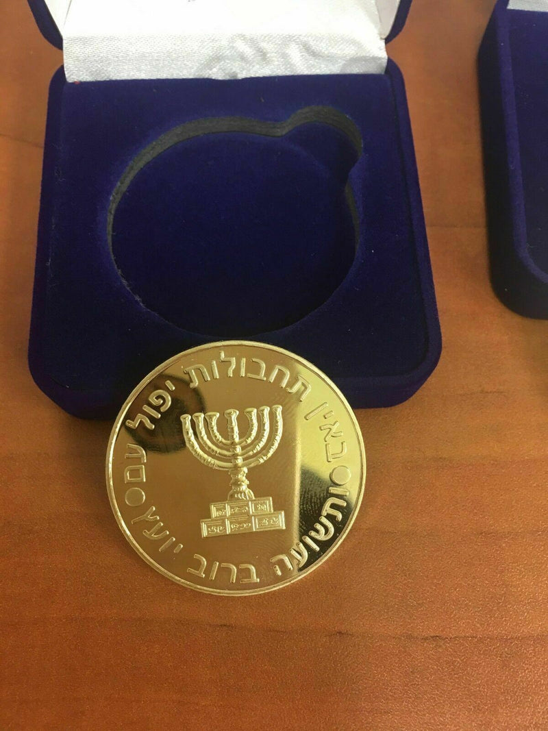 Israel Secret Service Mossad +  BITCOIN!! Gold Plated Physical Gorgeous case