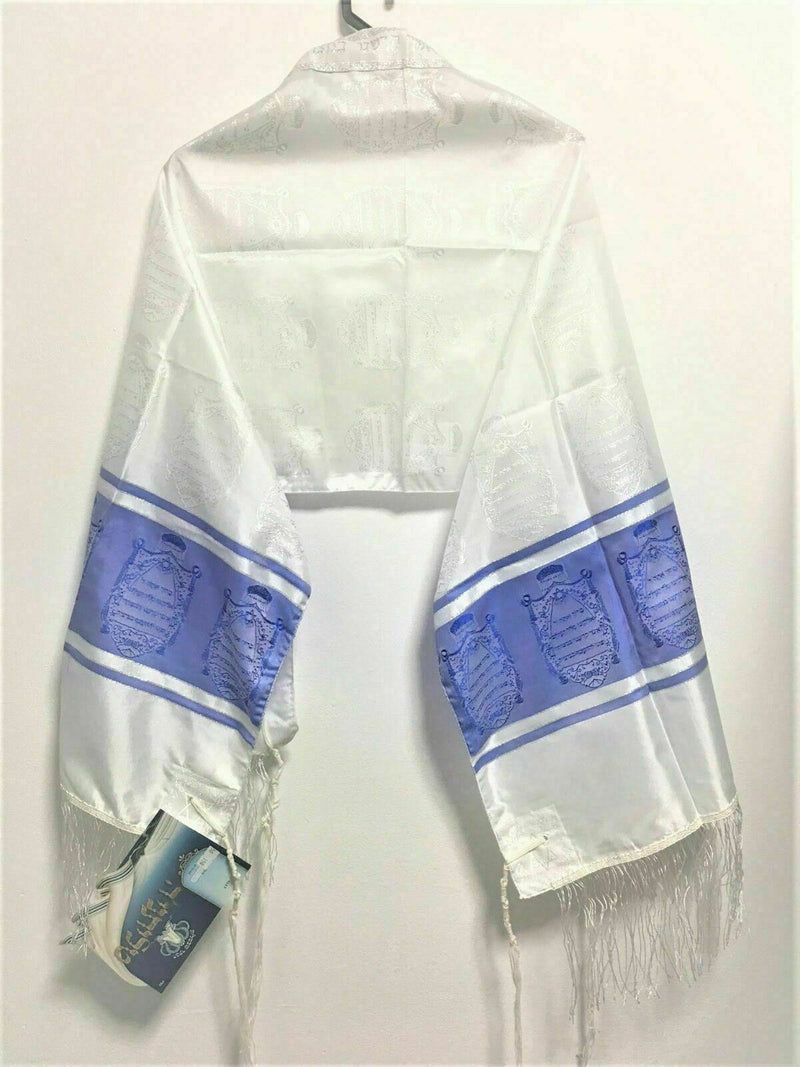 Tallit Talit Kosher Messianic Prayer Shawl 50 X150 cm Silk New From Israel