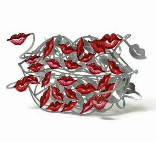 David Gerstein Art 100 Kisses Modern Metal Sculpture